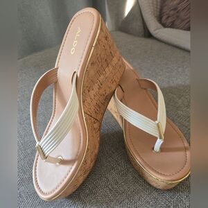 Aldo wedge heel sandals